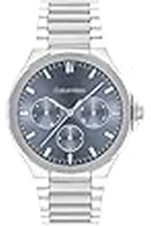 Calvin Klein Analoge Multifunctionele Quartz Horloge voor Vrouwen Vibrancy Collectie met Zilveren Roestvrij Stalen Armband - 25100051