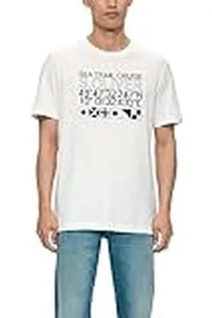 QS by s.Oliver Heren T-shirt korte mouw White 3XL, , 3XL