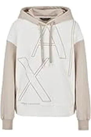 Armani Exchange Vrouwen duurzaam, Big Front Printed logo, Sweatshirt, , M, , M