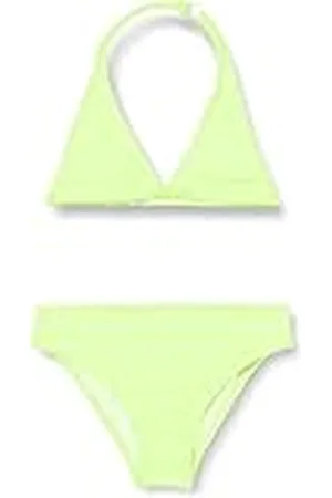 Haute Pression Tweedelig badpak voor meisjes, effen, neon 902, C06, T4A, , 4-14 ans