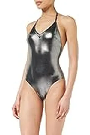 Emporio Armani Swimwear Dot Foil Lycra eendelig zwempak, , L, , L