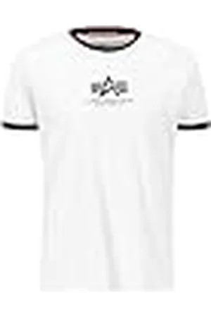 Alpha Industries Heren Basic T Contrast Ml Shirt met korte mouwen, , XS