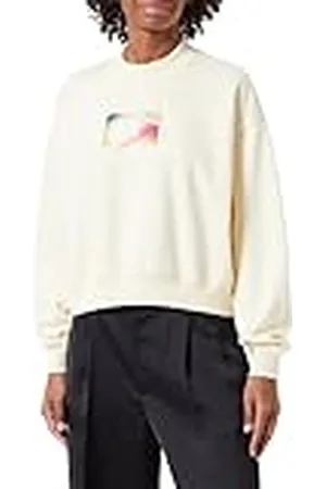 Calvin Klein Jeans Dames verlichte doos logo ronde hals sweatshirts, , M