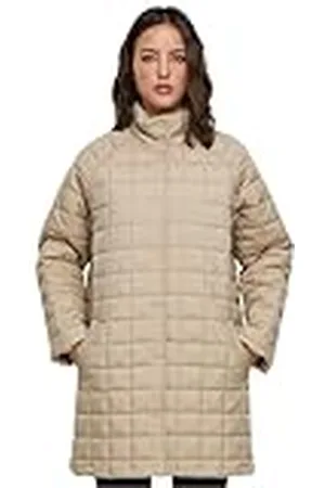 Urban classics Damesjas Ladies Quilted Coat wetsand 5XL, , 5XL