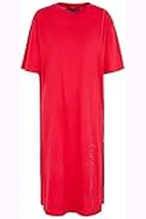 Armani Exchange Dames Cotton Midi T-shirt Casual Dress, , M