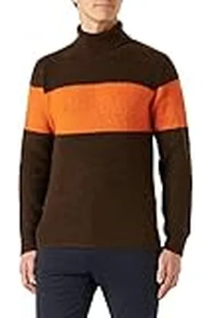 JACK & JONES JCOHIKE gebreide trui met hoge hals, woestijn palm, L