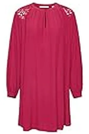 ESPRIT Edc by Dames 112CC1E309 Jurk, 615/kersenrood, M