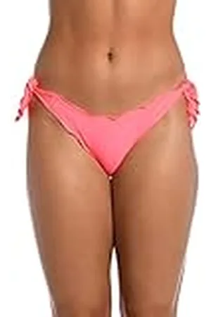 Hobie Dames Side Tie Merrow Hipster Bikini Badpak Bottom, Knockout Roze//Solids, XS Petite