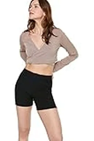 Trendyol Mavulu Panty voor dames, kort, van kant, legging, ., S