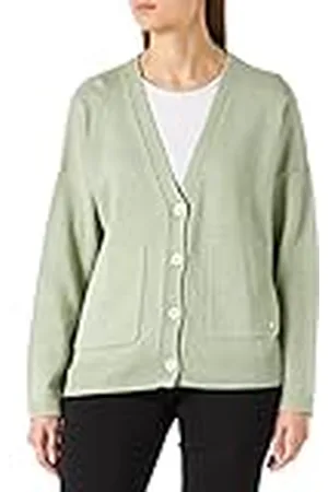 Brax Dames Style Alicia Cotton Tape Plain Knit Trui, , Normaal