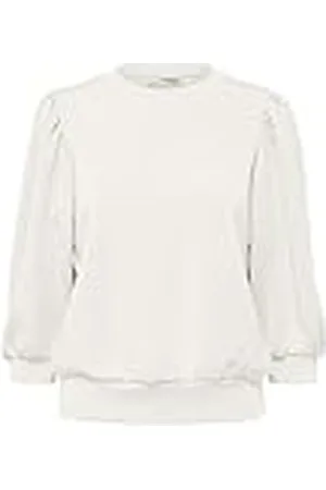 SELECTED Dames sweatshirt pofmouwen, , M