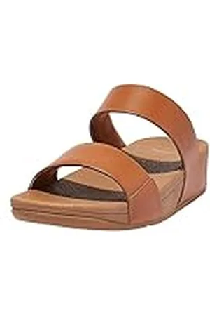 FitFlop Lulu lederen sandalen met sleehak voor dames, , 43 EU