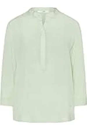 Brax Dames Style Clarissa Cupro Hybrid eenvoudige damesblouse blouse, Icd Mint, 34