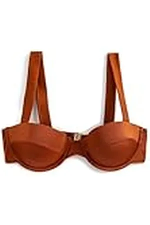 Koton Dames underwired dikke strappy glittery bikini broekje zwemkleding, , 38