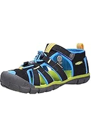 Keen Unisex kinderen Seacamp 2 CNX sandalen, Zwart Brilliant Blauw, 38 EU