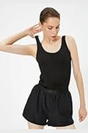 Koton Dames Sport Tank Top Slim Fit Cut Dikke Riemen en Hals, , M