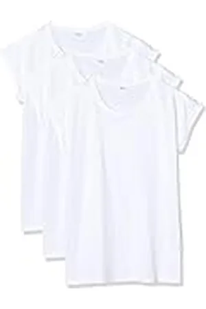 Build Your Brand Dames T-Shirt Multipack Ladies Extended Shoulder Tee 3-pack verkrijgbaar in vele kleurvarianten, maten XS - 5XL