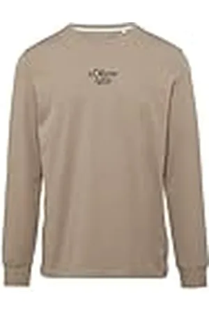 QS by s.Oliver Shirt met lange mouwen en geborduurd logo, , XL