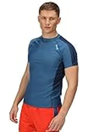 Regatta SS shirt Rash Guard, Dynasty Blue/Moonlight Denim, S unisex volwassenen