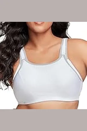 Glamorise Womens volledige figuur Plus Size Elite prestaties verstelbare Wonderwire #9167 sport bh