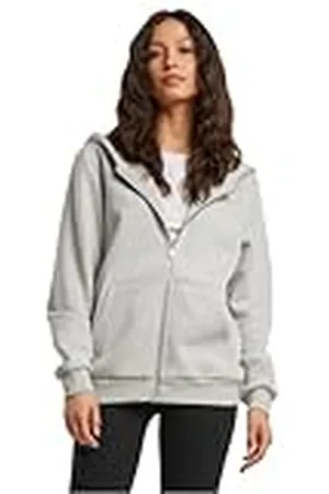 Build Your Brand Fluffy Zip Hoody, gezellig jack met capuchon in relaxed fit, basic voor dagelijks gebruik en vrije tijd, , XXL
