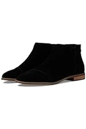 TOMS Dames Rylie enkellaars, zwart suède, 9 UK, , 42.5 EU