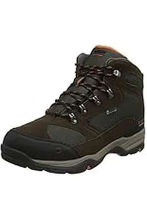 Hi-Tec Tec Storm Waterdichte Wandelschoen Heren Laarzen, Dk Chocolate Dk Taupe Verbrande Sinaasappel, 10 UK Wide