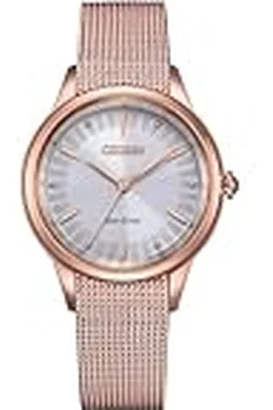 Citizen Analoog kwartshorloge voor heren, met roestvrijstalen armband EM1153-88A, , armband