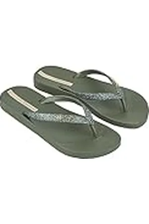 Ipanema ANAT Lolita FEM Teenslippers voor dames, groen/glittergroen, 37 EU, , 37 EU