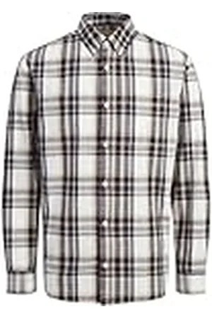 JACK & JONES JPRBLUBROOK SLUB Check Shirt L/S, , S