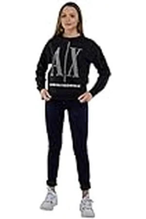 Armani Exchange Dames Studded Icon sweatshirt sweatshirt, , XS