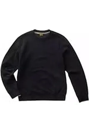 Blauer Sweatshirt met ronde hals voor heren, , 56