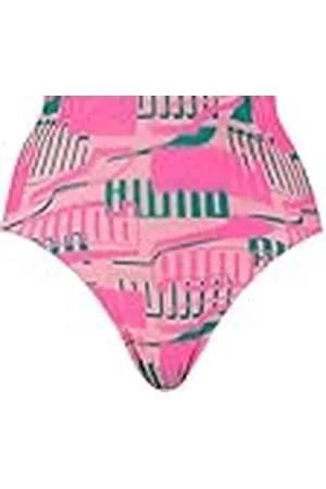 PUMA Swim Women Printed High Waist Brief 1P, , L
