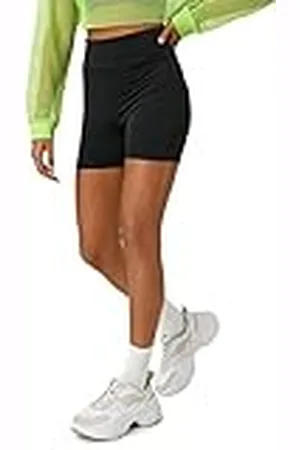 Koton Korte bikerlegging voor dames met steekdetail panty, , XS