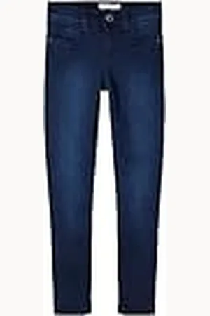 NAME IT Kids NKFPOLLY DNMTHAYERS 3542 SWE Pant NOOS Jeans, Dark Blue Denim, 152