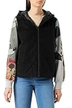 Desigual Padded_Mickey Comic Gewatteerde damesjas, , XS