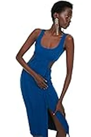 Trendyol Midi Bodycon gebreide jurk voor dames, nauwsluitend, , 42