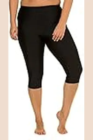 Ulla Popken Schwimmcapri Badpak voor dames, , 40
