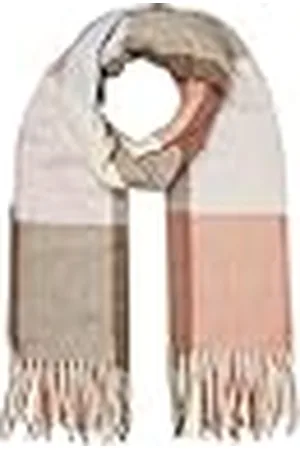 VERO MODA VMELLEN Woven Sjaal GA NOOS Sjaal, Verbrand Sienna/Checks: Sweet Dreams/Cosmic/Brown LEN/BRICH, One Size, , Eén Maat