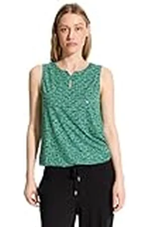 CECIL Burn-Out Print Top, , XL