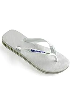 Havaianas Unisex Brasil-logo (Mini Me), Wit, VK kind 10/11