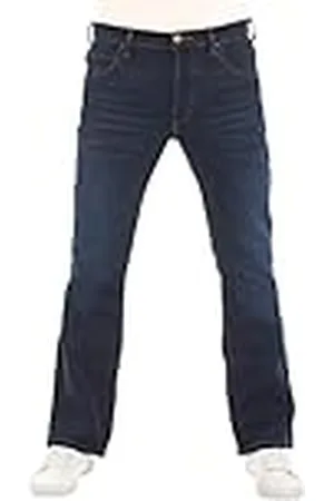 Lee Denver Bootcut Denim Stretch Jeans voor heren, katoen, blauw, W30-w44, (Hdbu)., 42W x 34L