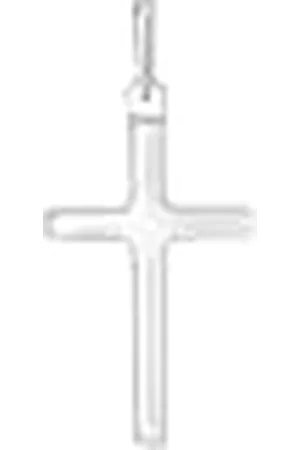 Amor Motief Hanger 925 Sterling Zilveren Unisex Dames/Heren Hanger, 2,9 cm, , Kruis, Wordt Geleverd In Sieraden Geschenkverpakking, 2017516