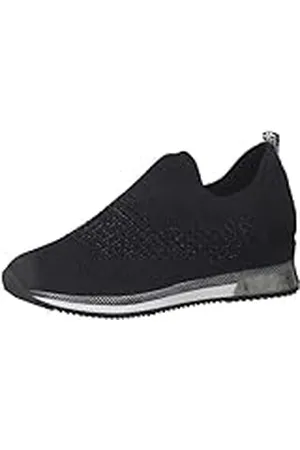 Marco Tozzi 2-2-24730-20 instapsneakers voor dames, zwarte kam, 37 EU, zwart com., 37 EU