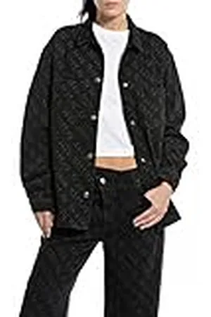 Replay Lange jeansjas voor dames, van comfort denim, , XS