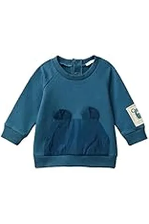 Benetton Sweatshirt met capuchon voor jongens, , 50 cm
