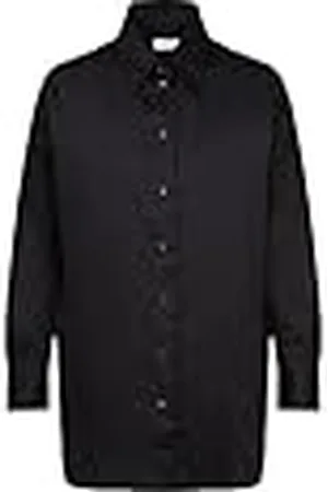 Seidensticker Damesblouse, modieuze blouse, regular fit, hemdblousekraag, lange mouwen, katoenmix, , 34