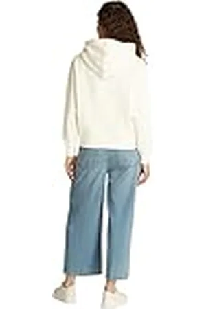 Tommy Hilfiger Dames REG HILFIGER HOODIE WW0WW45528, Beige, S, , S