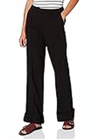 NA-KD Dames wijde pijpen jersey broek joggingbroek, , XXL