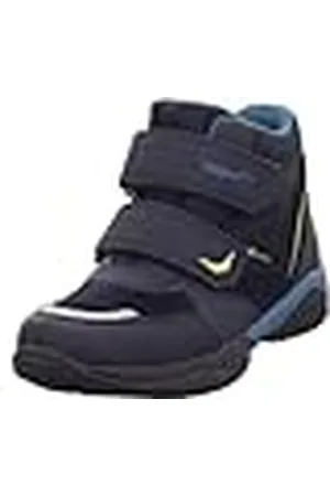 Superfit Jungen STORM leicht gefütterte Gore-Tex Sneaker, BLAU/GELB 8050